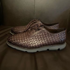 Cole Haan Brown Men’s 4.Zerogrand Hand-Woven Oxford